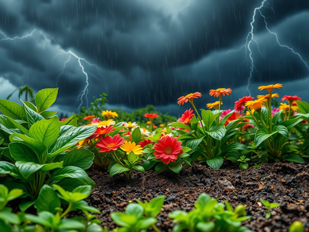 Storms and gardens