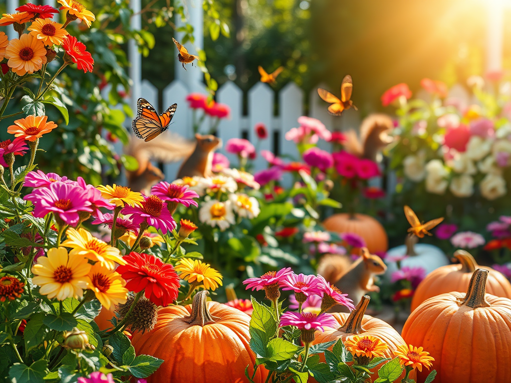 Colorful snapshots and vintage decor