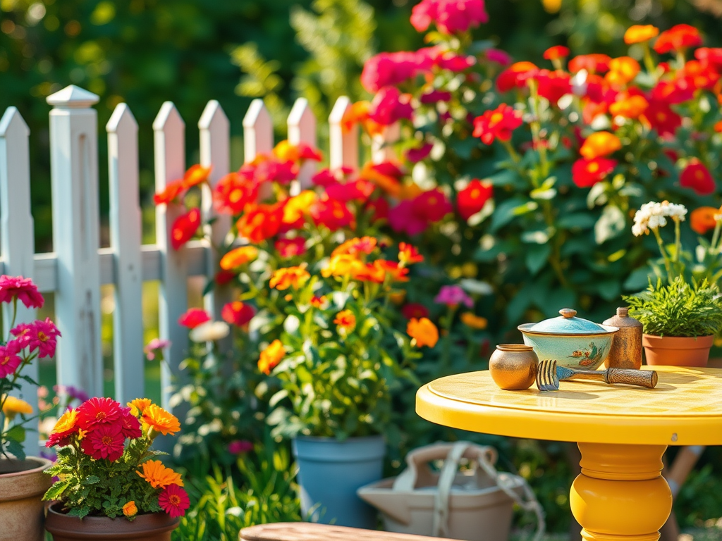 Gardening and vintage finds