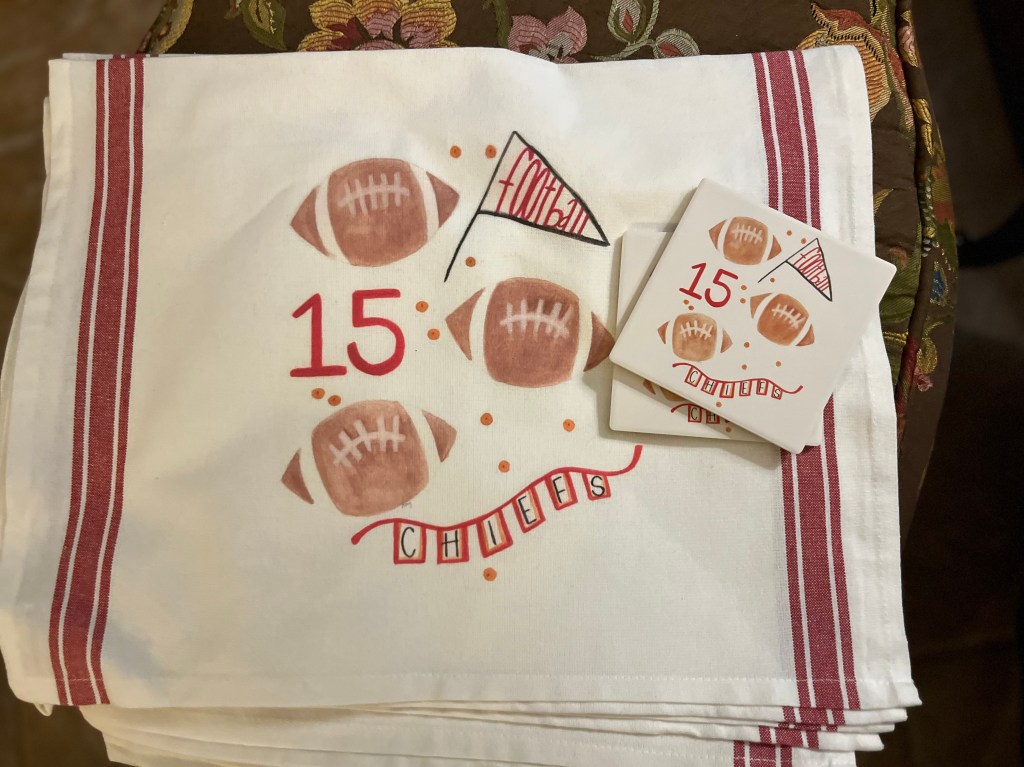 Cold temps., tea towels and coasters, and childhood&nbsp;books